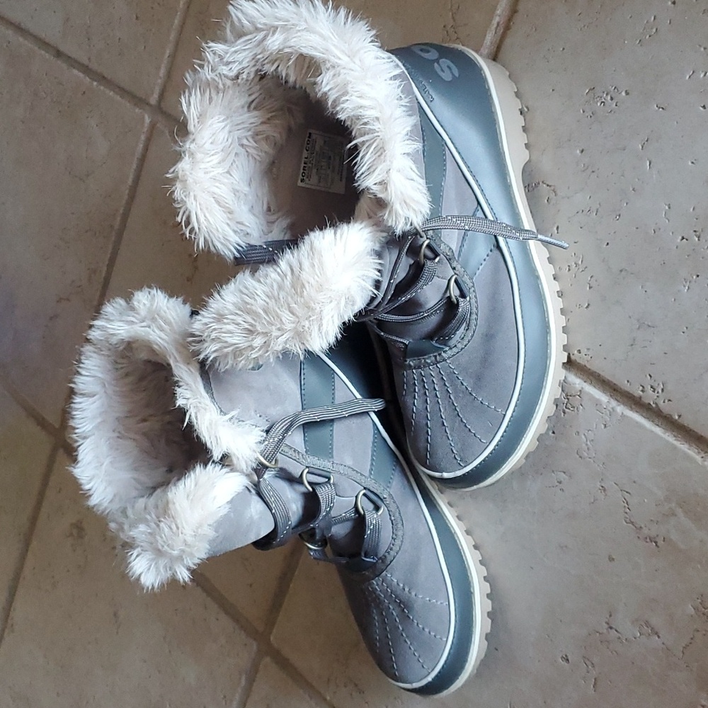 EUC SOREL Tivoli II Women's 7.5 Waterproof Winter Boots - Picture 3 of 13